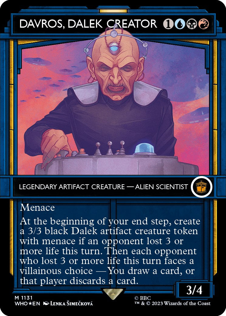 Davros, Dalek Creator (Showcase) (Surge Foil) [Doctor Who] - Magic: The Gathering - Card Brawlers | Quebec | Canada |
