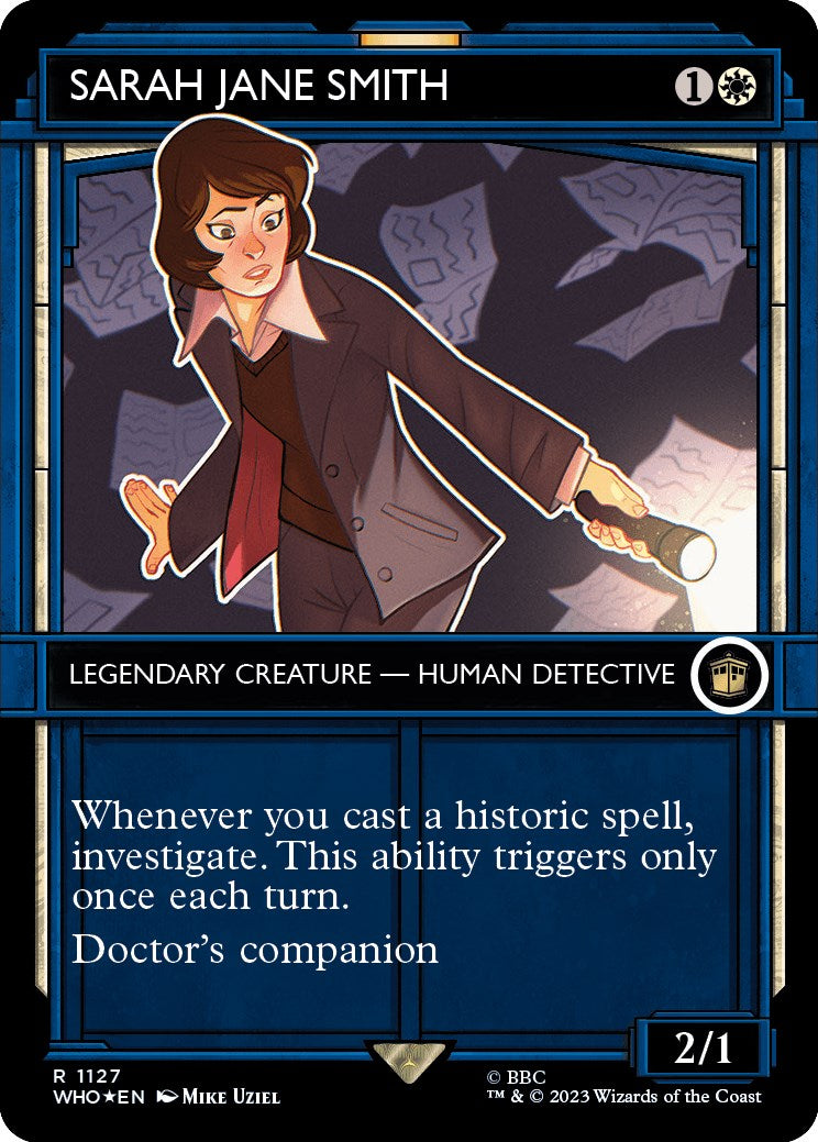 Sarah Jane Smith (Showcase) (Surge Foil) [Doctor Who] - Magic: The Gathering - Card Brawlers | Quebec | Canada |