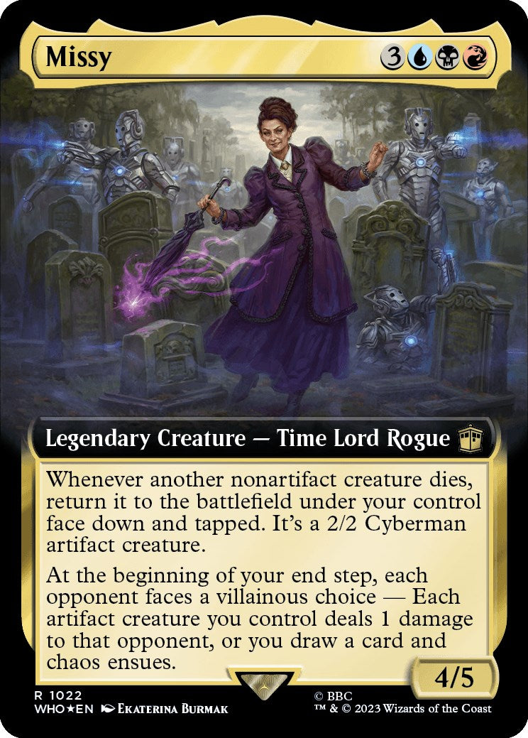 Missy (Extended Art) (Surge Foil) [Doctor Who] - Magic: The Gathering - Card Brawlers | Quebec | Canada |