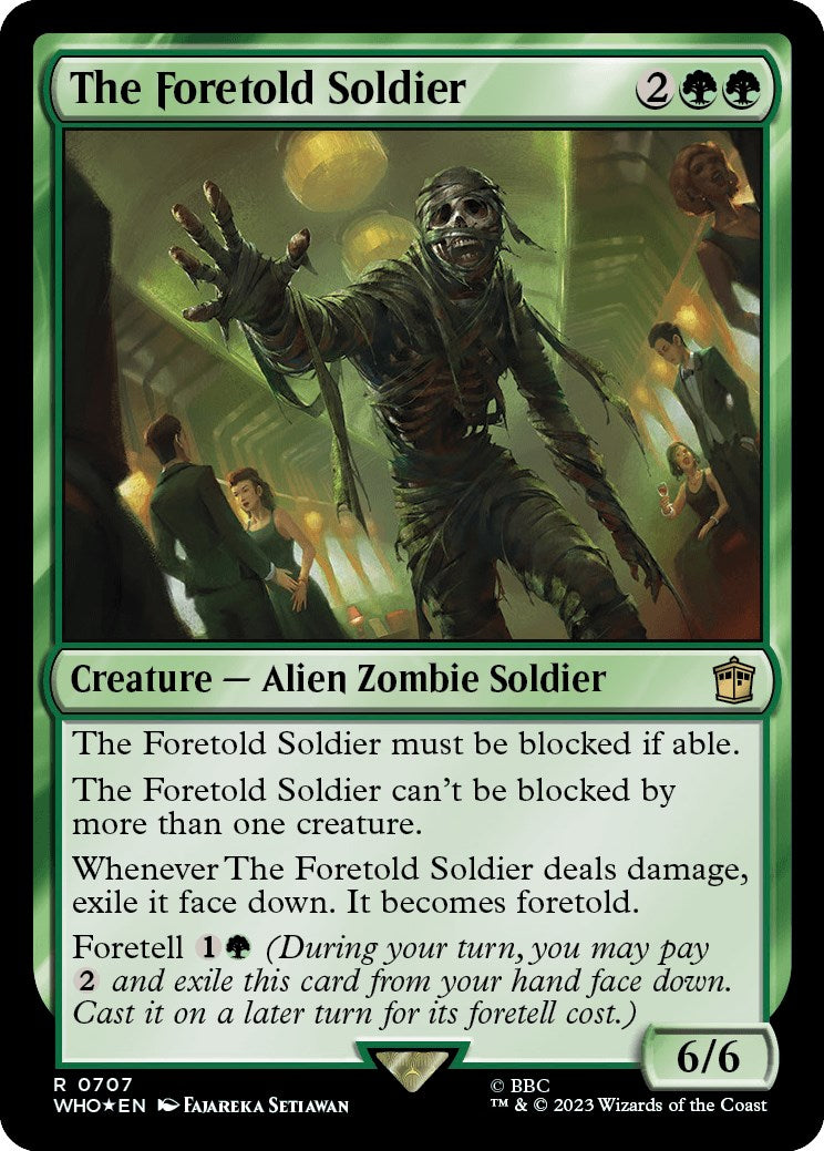 The Foretold Soldier (Surge Foil) [Doctor Who] - Magic: The Gathering - Card Brawlers | Quebec | Canada |