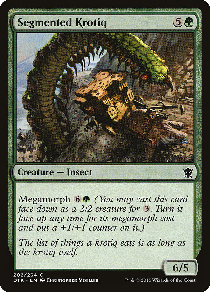 Segmented Krotiq [Dragons of Tarkir] - Magic: The Gathering - Card Brawlers | Quebec | Canada |