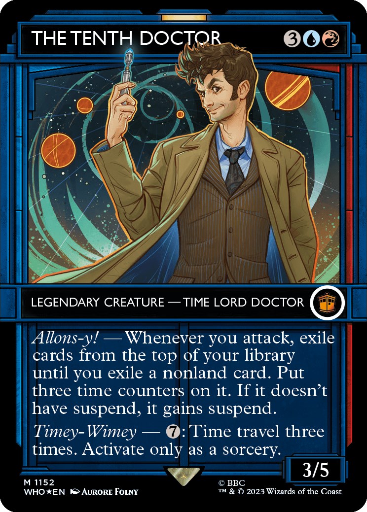The Tenth Doctor (Showcase) (Surge Foil) [Doctor Who] - Magic: The Gathering - Card Brawlers | Quebec | Canada |