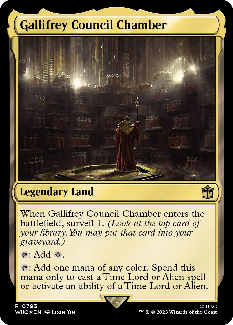 Gallifrey Council Chamber (Surge Foil) [Doctor Who] - Magic: The Gathering - Card Brawlers | Quebec | Canada |