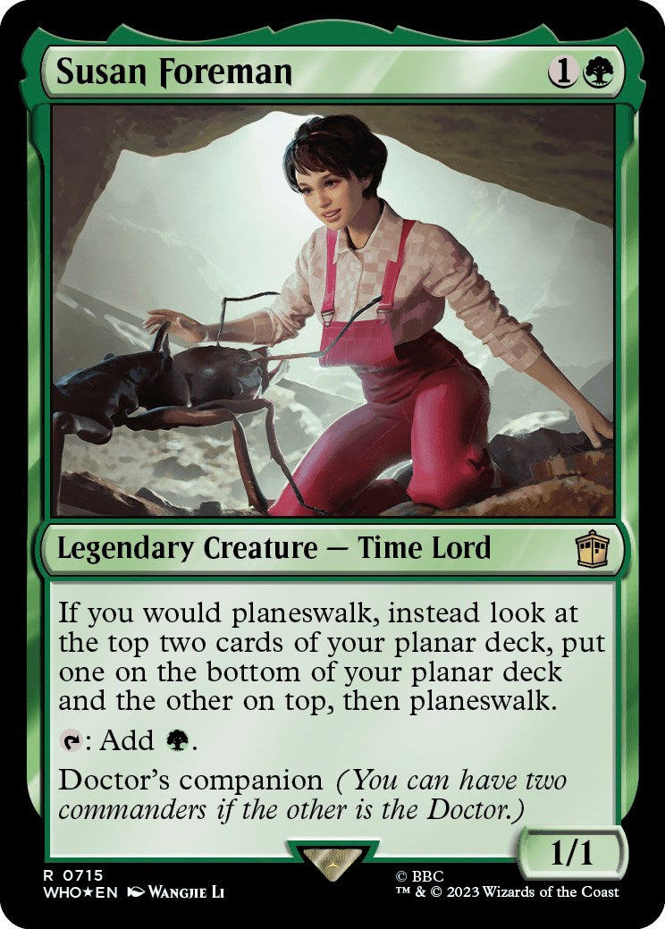 Susan Foreman (Surge Foil) [Doctor Who] - Magic: The Gathering - Card Brawlers | Quebec | Canada |