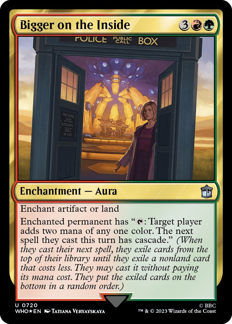 Bigger on the Inside (Surge Foil) [Doctor Who] - Magic: The Gathering - Card Brawlers | Quebec | Canada |