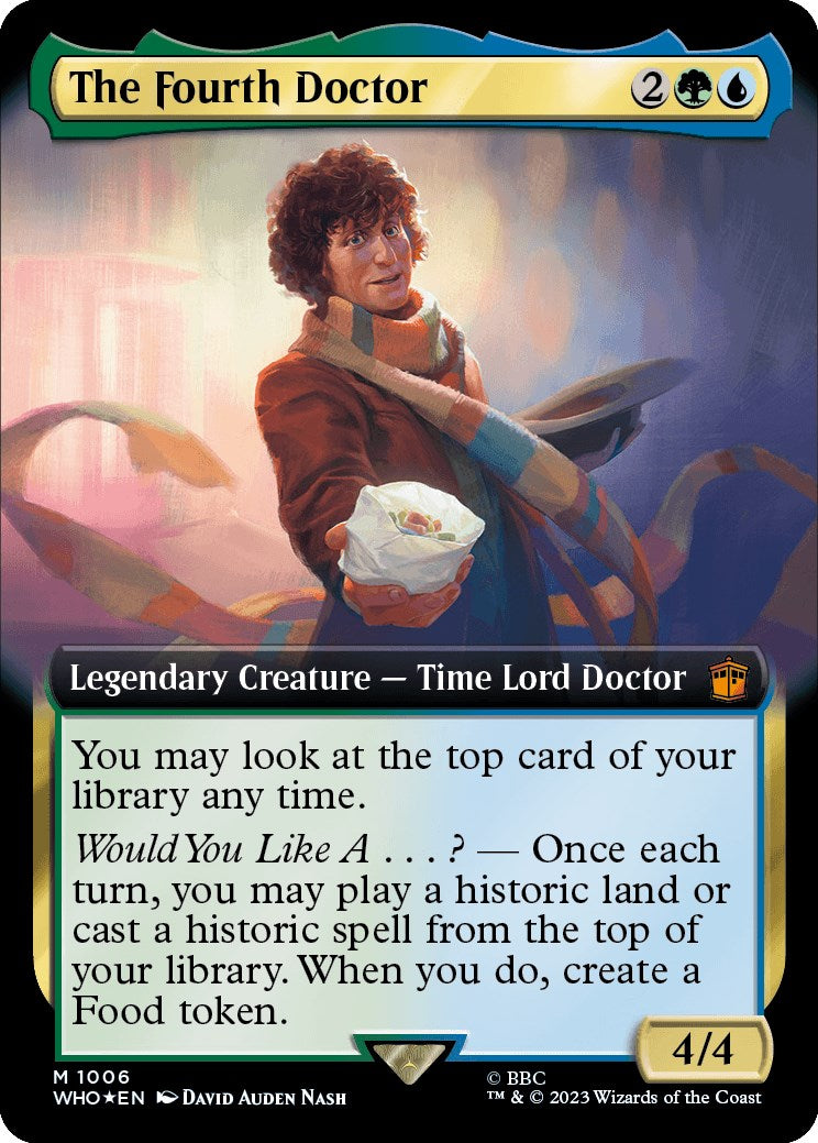 The Fourth Doctor (Extended Art) (Surge Foil) [Doctor Who] - Magic: The Gathering - Card Brawlers | Quebec | Canada |