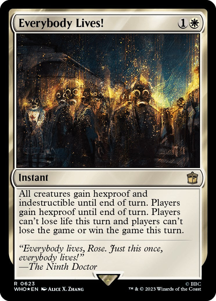 Everybody Lives! (Surge Foil) [Doctor Who] - Magic: The Gathering - Card Brawlers | Quebec | Canada |