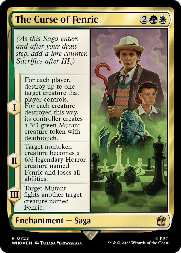 The Curse of Fenric (Surge Foil) [Doctor Who] - Magic: The Gathering - Card Brawlers | Quebec | Canada |