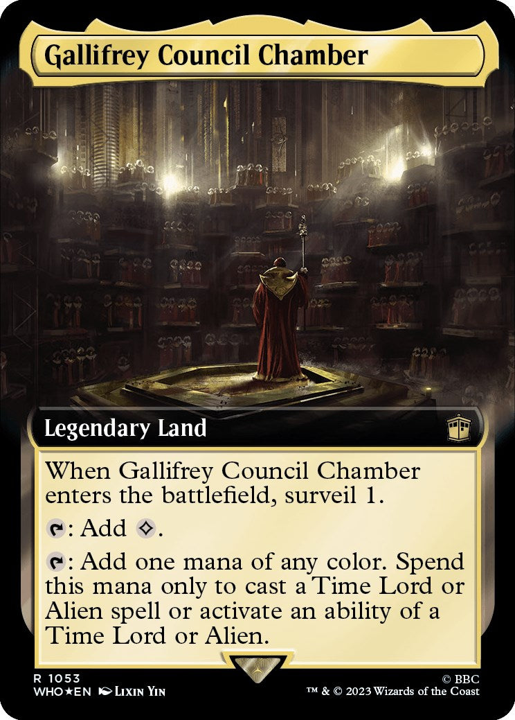 Gallifrey Council Chamber (Extended Art) (Surge Foil) [Doctor Who] - Magic: The Gathering - Card Brawlers | Quebec | Canada |