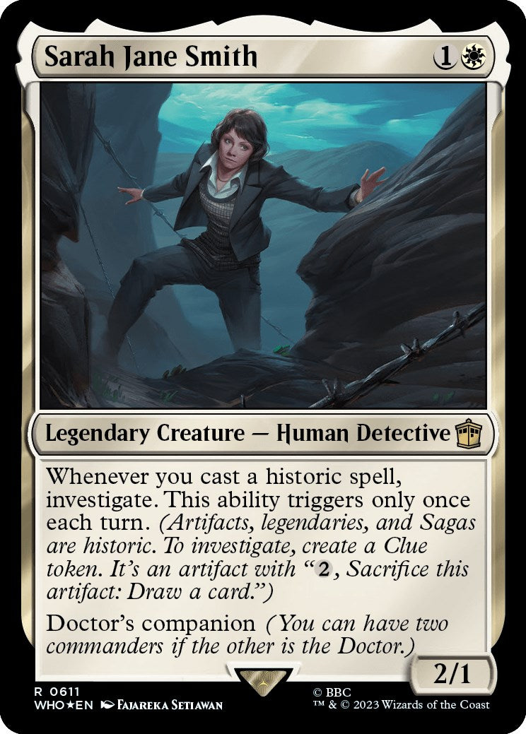 Sarah Jane Smith (Surge Foil) [Doctor Who] - Magic: The Gathering - Card Brawlers | Quebec | Canada |