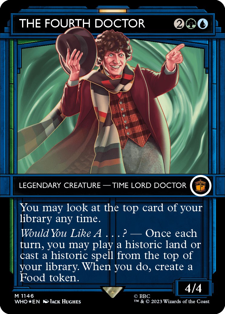 The Fourth Doctor (Showcase) (Surge Foil) [Doctor Who] - Magic: The Gathering - Card Brawlers | Quebec | Canada |
