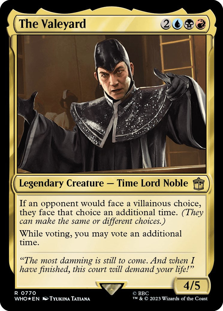 The Valeyard (Surge Foil) [Doctor Who] - Magic: The Gathering - Card Brawlers | Quebec | Canada |