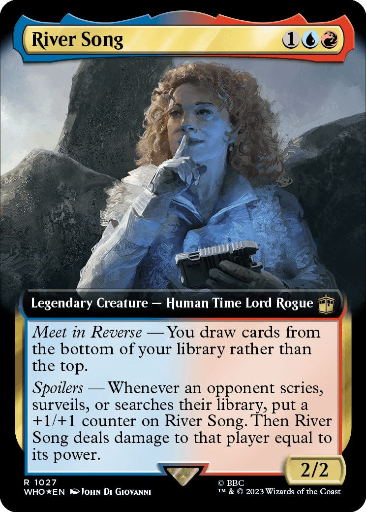 River Song (Extended Art) (Surge Foil) [Doctor Who] - Magic: The Gathering - Card Brawlers | Quebec | Canada |