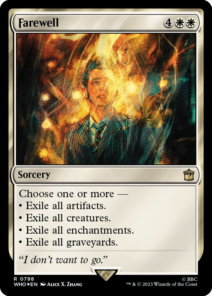 Farewell (Surge Foil) [Doctor Who] - Magic: The Gathering - Card Brawlers | Quebec | Canada |