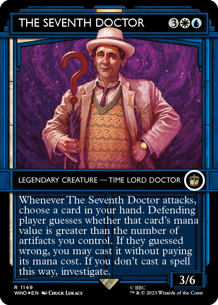The Seventh Doctor (Showcase) (Surge Foil) [Doctor Who] - Magic: The Gathering - Card Brawlers | Quebec | Canada |
