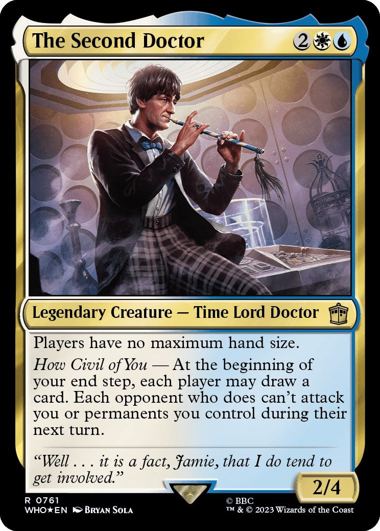The Second Doctor (Surge Foil) [Doctor Who] - Magic: The Gathering - Card Brawlers | Quebec | Canada |