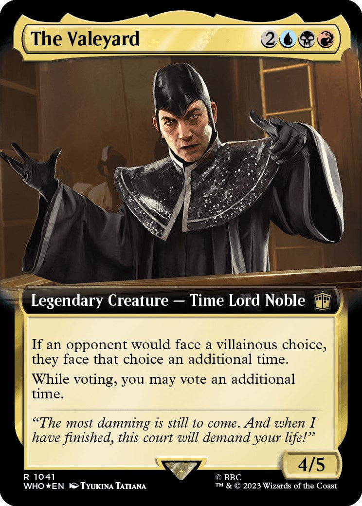 The Valeyard (Extended Art) (Surge Foil) [Doctor Who] - Magic: The Gathering - Card Brawlers | Quebec | Canada |