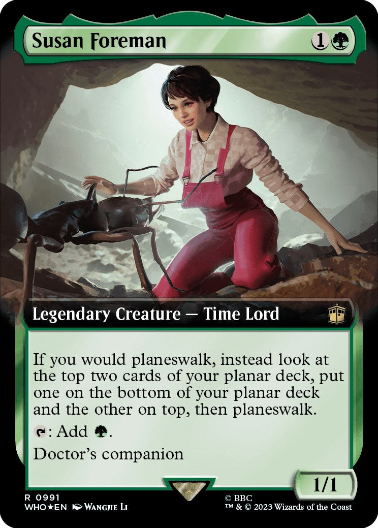 Susan Foreman (Extended Art) (Surge Foil) [Doctor Who] - Magic: The Gathering - Card Brawlers | Quebec | Canada |