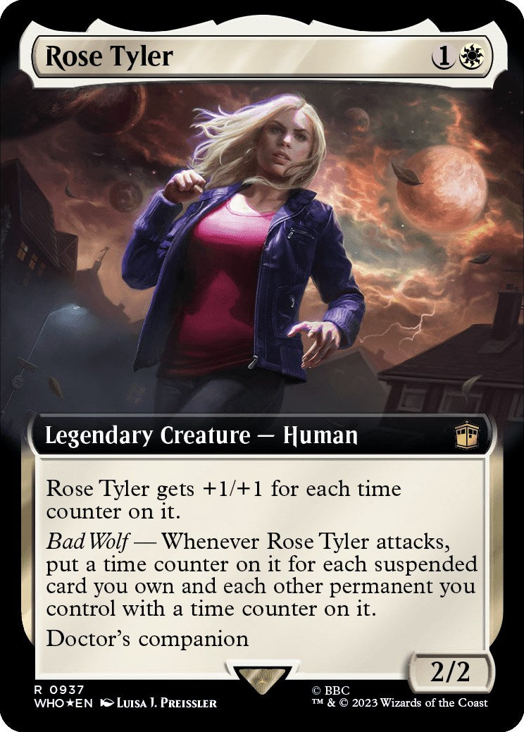 Rose Tyler (Extended Art) (Surge Foil) [Doctor Who] - Magic: The Gathering - Card Brawlers | Quebec | Canada |