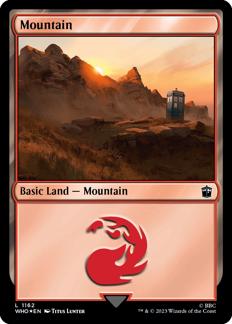 Mountain (1162) (Surge Foil) [Doctor Who] - Magic: The Gathering - Card Brawlers | Quebec | Canada |