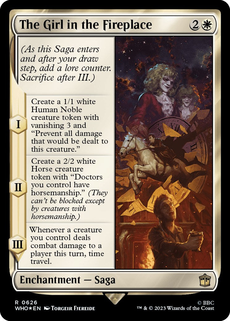 The Girl in the Fireplace (Surge Foil) [Doctor Who] - Magic: The Gathering - Card Brawlers | Quebec | Canada |