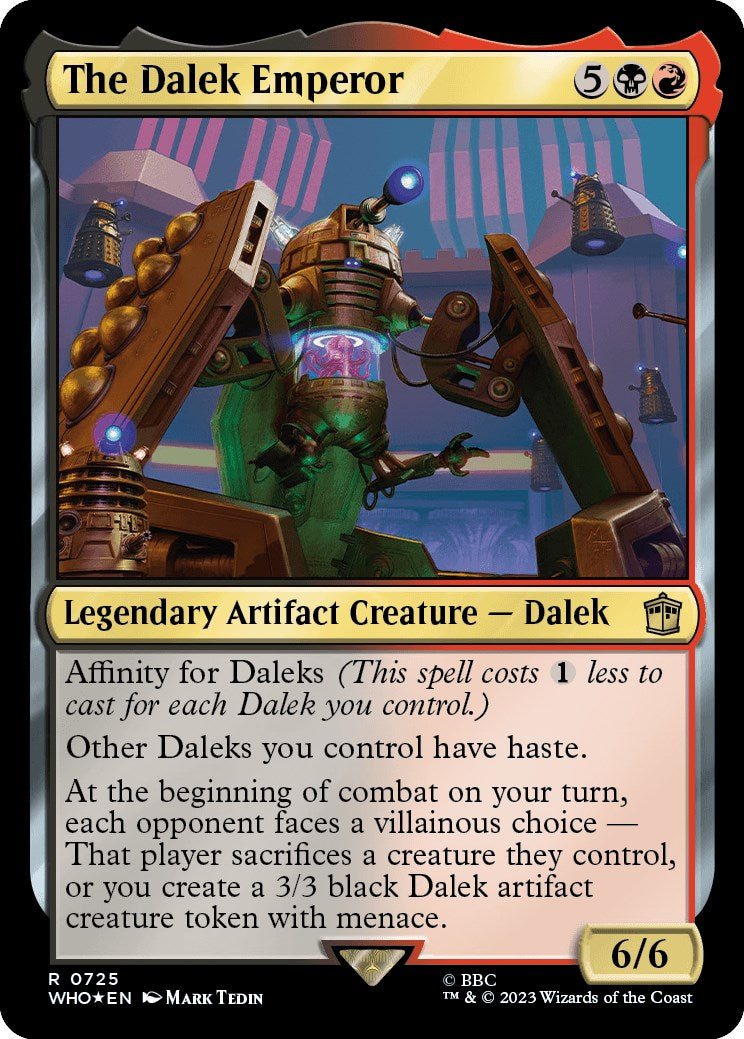 The Dalek Emperor (Surge Foil) [Doctor Who] - Magic: The Gathering - Card Brawlers | Quebec | Canada |