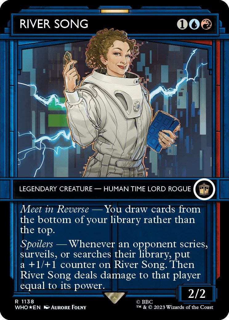 RIVER SONG (Showcase) (Surge Foil) [Doctor Who] - Magic: The Gathering - Card Brawlers | Quebec | Canada |