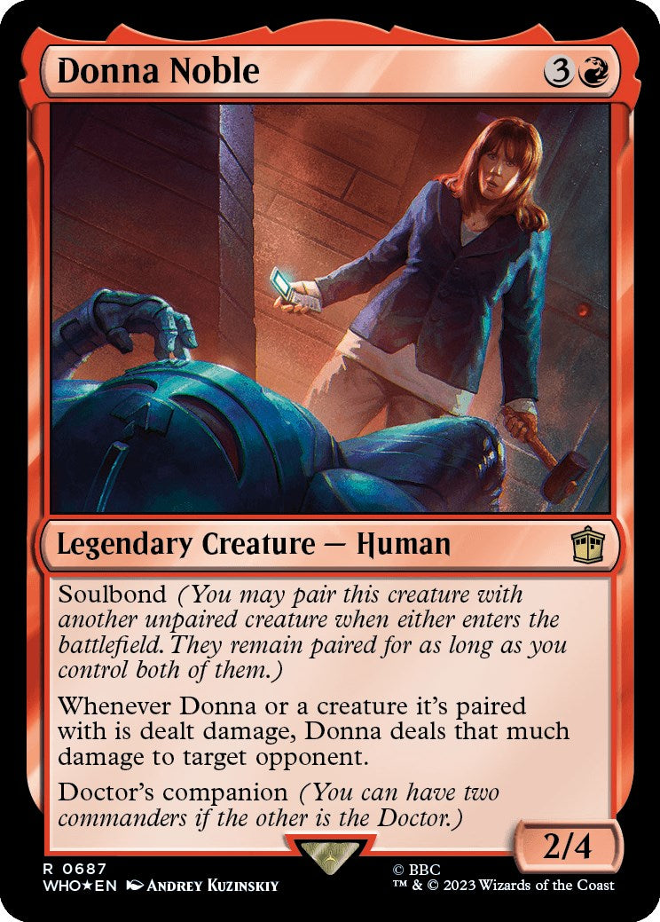 Donna Noble (Surge Foil) [Doctor Who] - Magic: The Gathering - Card Brawlers | Quebec | Canada |