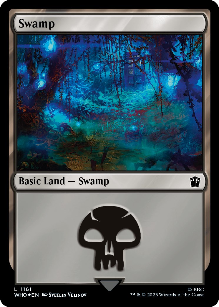 Swamp (1161) (Surge Foil) [Doctor Who] - Magic: The Gathering - Card Brawlers | Quebec | Canada |