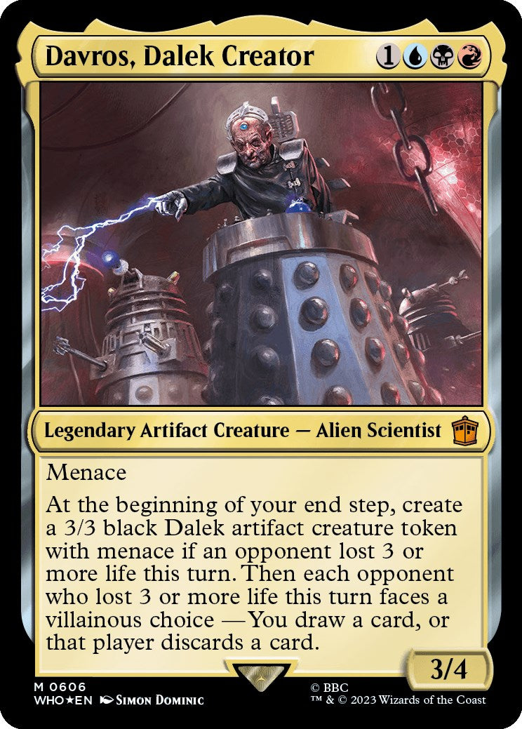 Davros, Dalek Creator (Surge Foil) [Doctor Who] - Magic: The Gathering - Card Brawlers | Quebec | Canada |