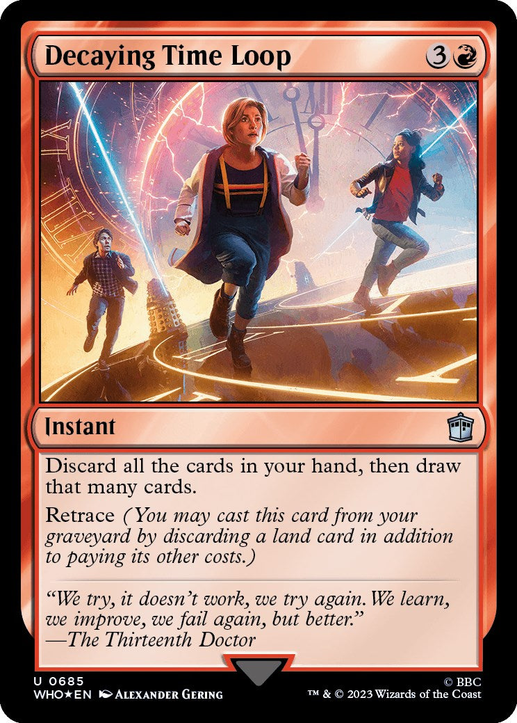 Decaying Time Loop (Surge Foil) [Doctor Who] - Magic: The Gathering - Card Brawlers | Quebec | Canada |