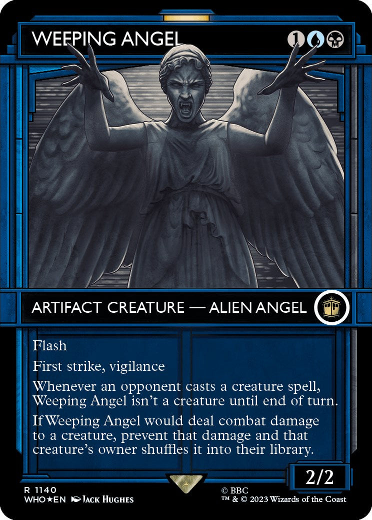 Weeping Angel (Showcase) (Surge Foil) [Doctor Who] - Magic: The Gathering - Card Brawlers | Quebec | Canada |