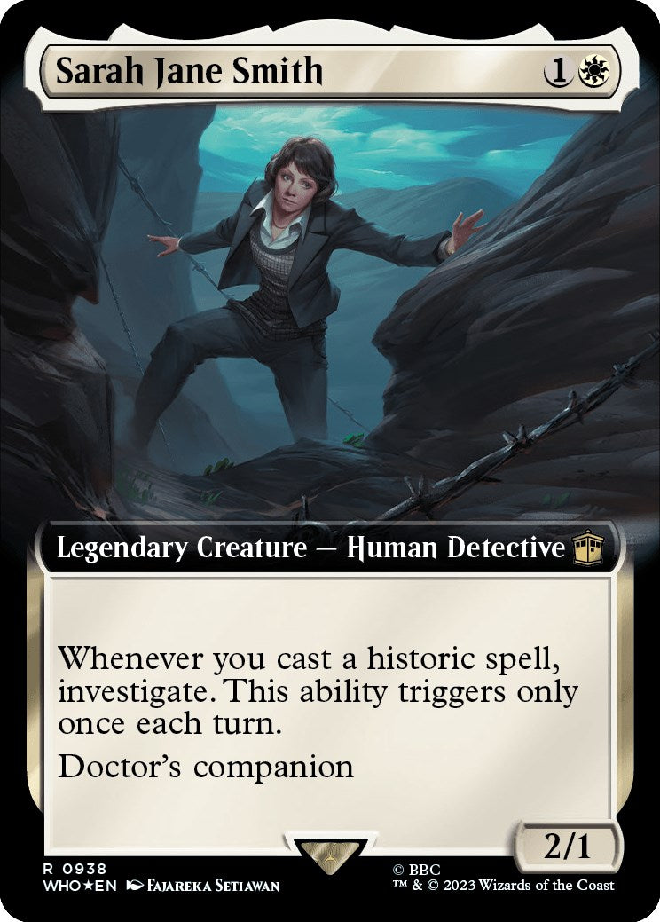 Sarah Jane Smith (Extended Art) (Surge Foil) [Doctor Who] - Magic: The Gathering - Card Brawlers | Quebec | Canada |