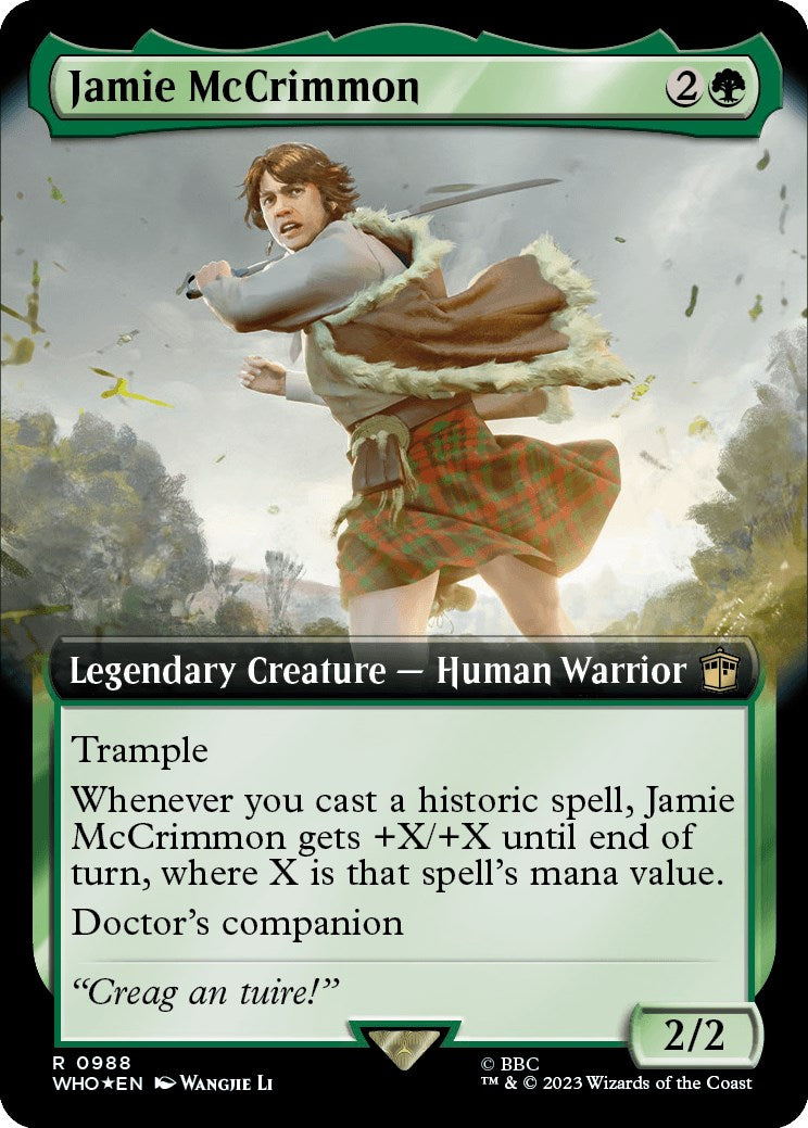 Jamie McCrimmon (Extended Art) (Surge Foil) [Doctor Who] - Magic: The Gathering - Card Brawlers | Quebec | Canada |