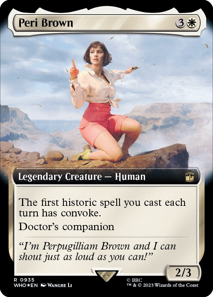 Peri Brown (Extended Art) (Surge Foil) [Doctor Who] - Magic: The Gathering - Card Brawlers | Quebec | Canada |