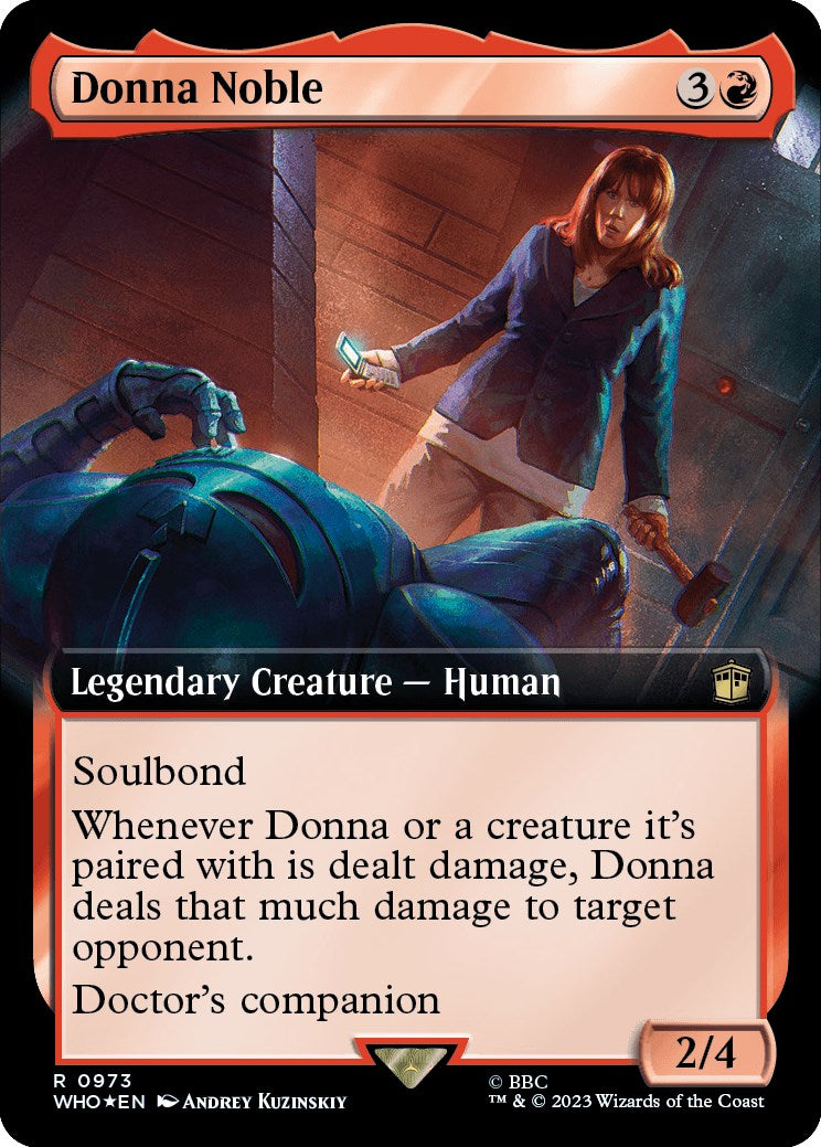 Donna Noble (Extended Art) (Surge Foil) [Doctor Who] - Magic: The Gathering - Card Brawlers | Quebec | Canada |