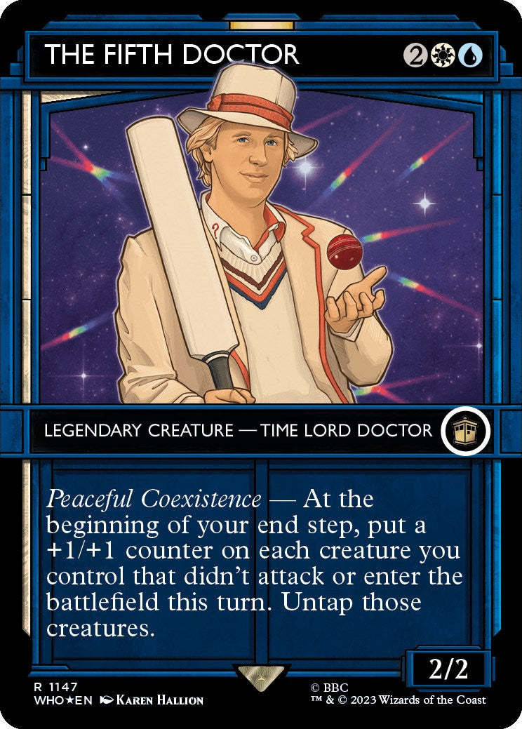 The Fifth Doctor (Showcase) (Surge Foil) [Doctor Who] - Magic: The Gathering - Card Brawlers | Quebec | Canada |