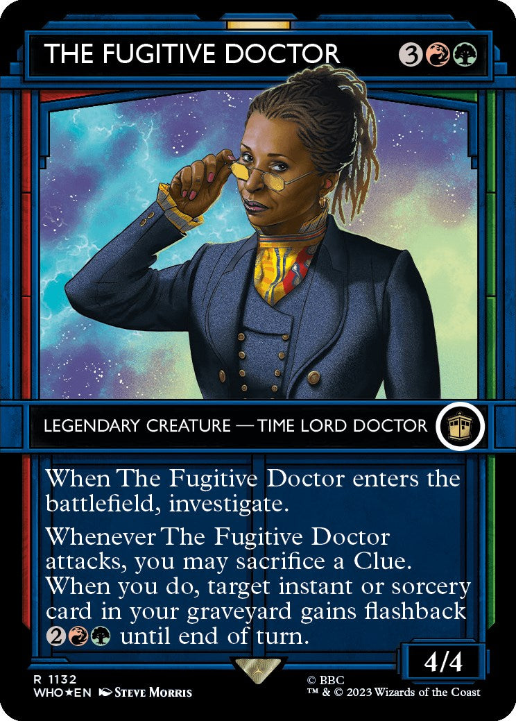 The Fugitive Doctor (Showcase) (Surge Foil) [Doctor Who] - Magic: The Gathering - Card Brawlers | Quebec | Canada |