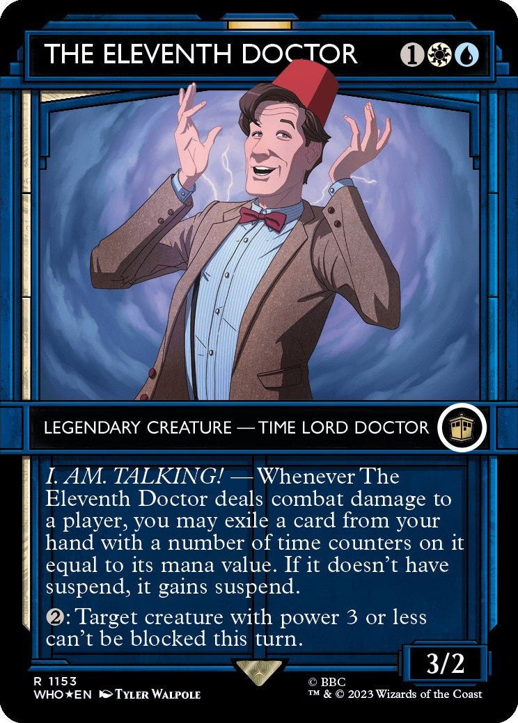 The Eleventh Doctor (Showcase) (Surge Foil) [Doctor Who] - Magic: The Gathering - Card Brawlers | Quebec | Canada |