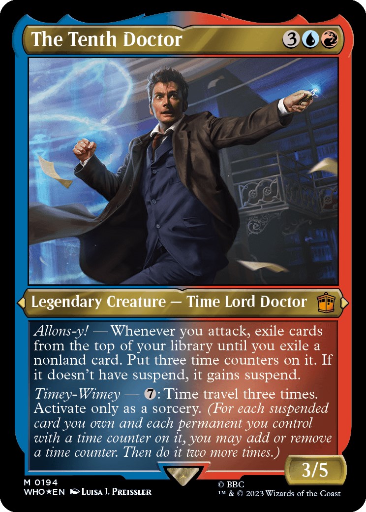 The Tenth Doctor (Display Commander) [Doctor Who] - Magic: The Gathering - Card Brawlers | Quebec | Canada |