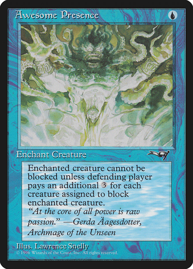 Awesome Presence (Creature Facing) [Alliances] - Magic: The Gathering - Card Brawlers | Quebec | Canada |