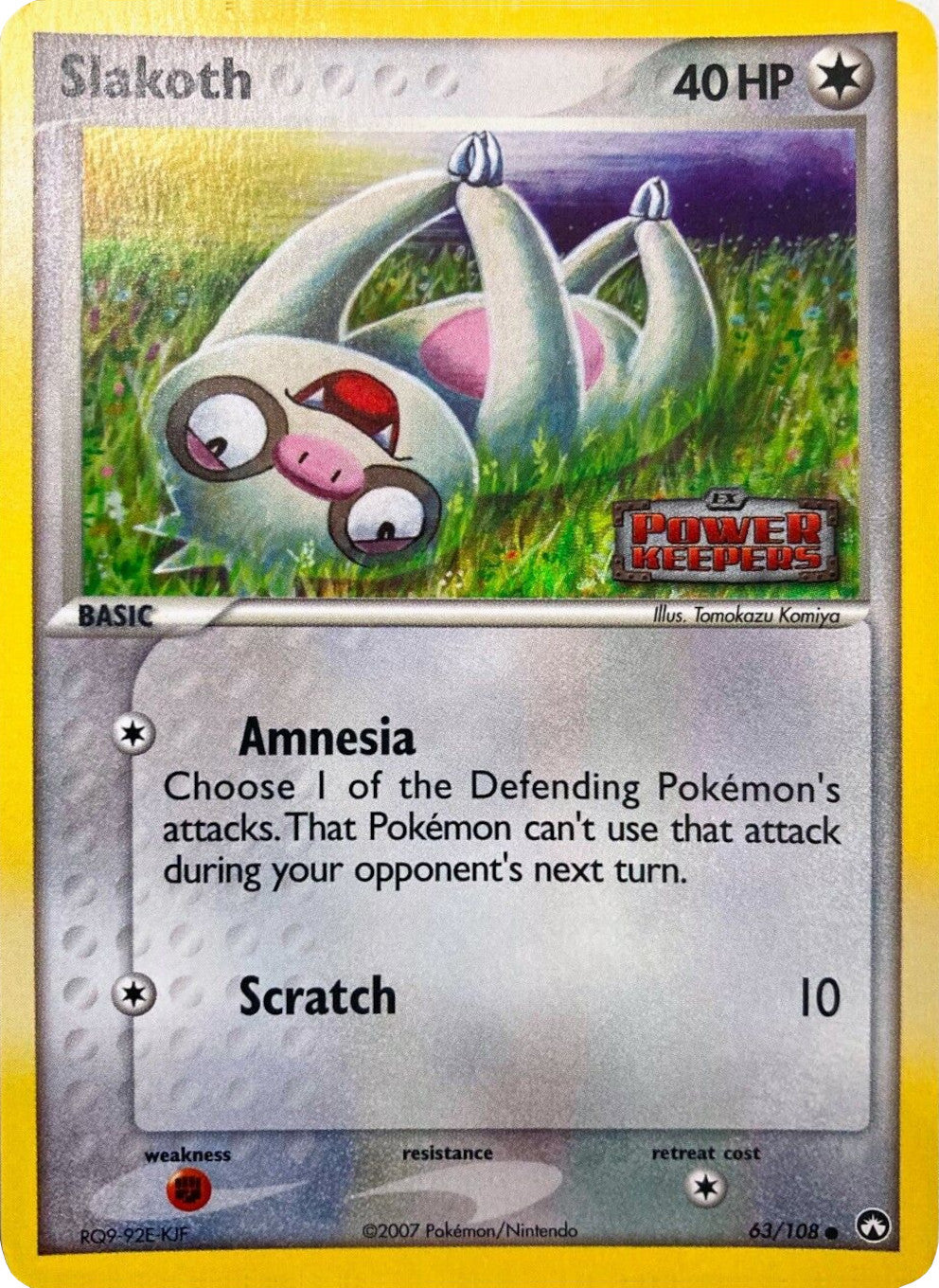 Slakoth (63/108) (Stamped) [EX: Power Keepers] - Pokémon - Card Brawlers | Quebec | Canada |