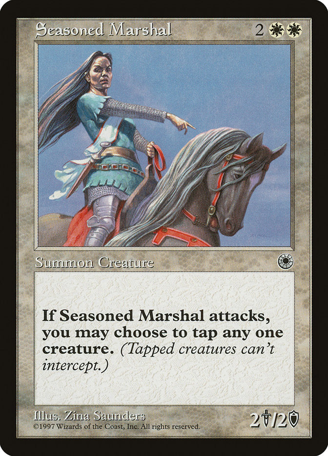Seasoned Marshal [Portal] - Magic: The Gathering - Card Brawlers | Quebec | Canada |