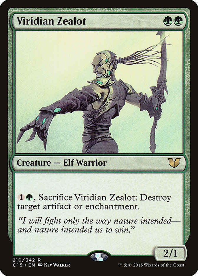 Viridian Zealot [Commander 2015] - Magic: The Gathering - Card Brawlers | Quebec | Canada |