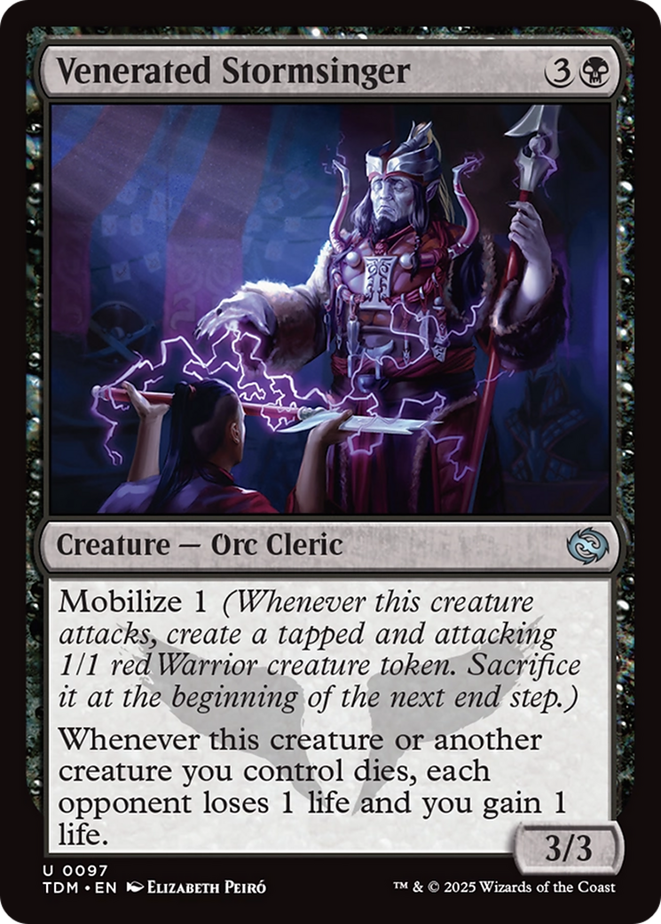 Venerated Stormsinger [Tarkir: Dragonstorm] - Magic: The Gathering - Card Brawlers | Quebec | Canada |