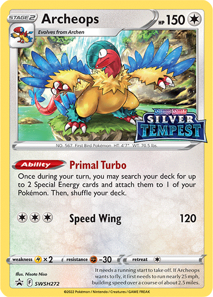 Archeops (SWSH272) (Prerelease) [Sword & Shield: Black Star Promos] - Pokémon - Card Brawlers | Quebec | Canada |