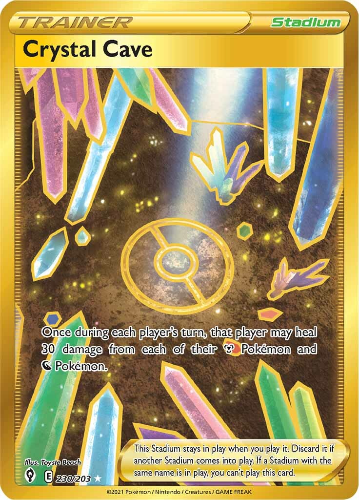 Crystal Cave (230/203) [Sword & Shield: Evolving Skies] - Pokémon - Card Brawlers | Quebec | Canada |