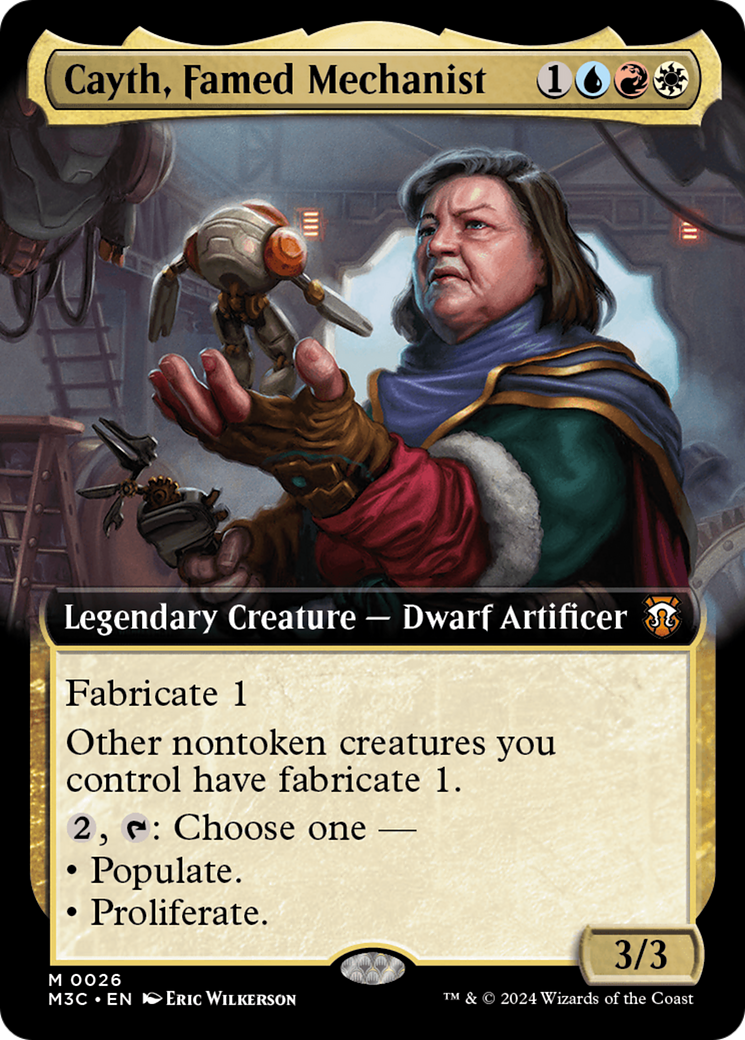 Cayth, Famed Mechanist (Extended Art) [Modern Horizons 3 Commander] - Magic: The Gathering - Card Brawlers | Quebec | Canada |