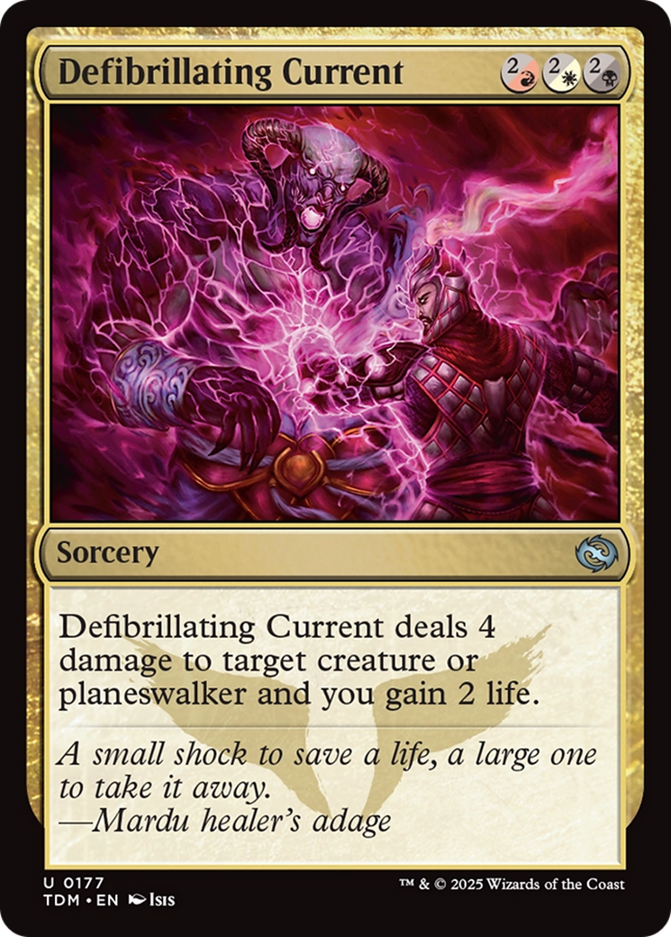 Defibrillating Current [Tarkir: Dragonstorm] - Magic: The Gathering - Card Brawlers | Quebec | Canada |
