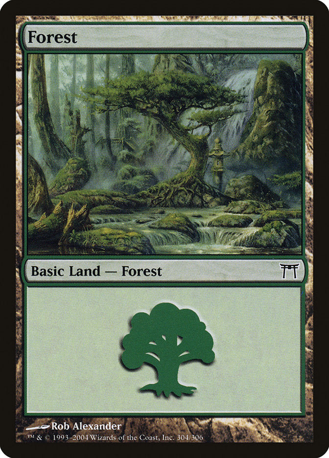 Forest (304) [Champions of Kamigawa] - Magic: The Gathering - Card Brawlers | Quebec | Canada |